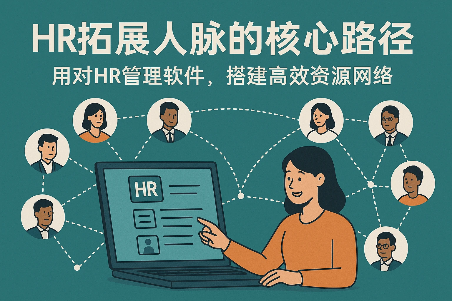HR拓展人脉的核心路径：用对HR管理软件，搭建高效资源网络