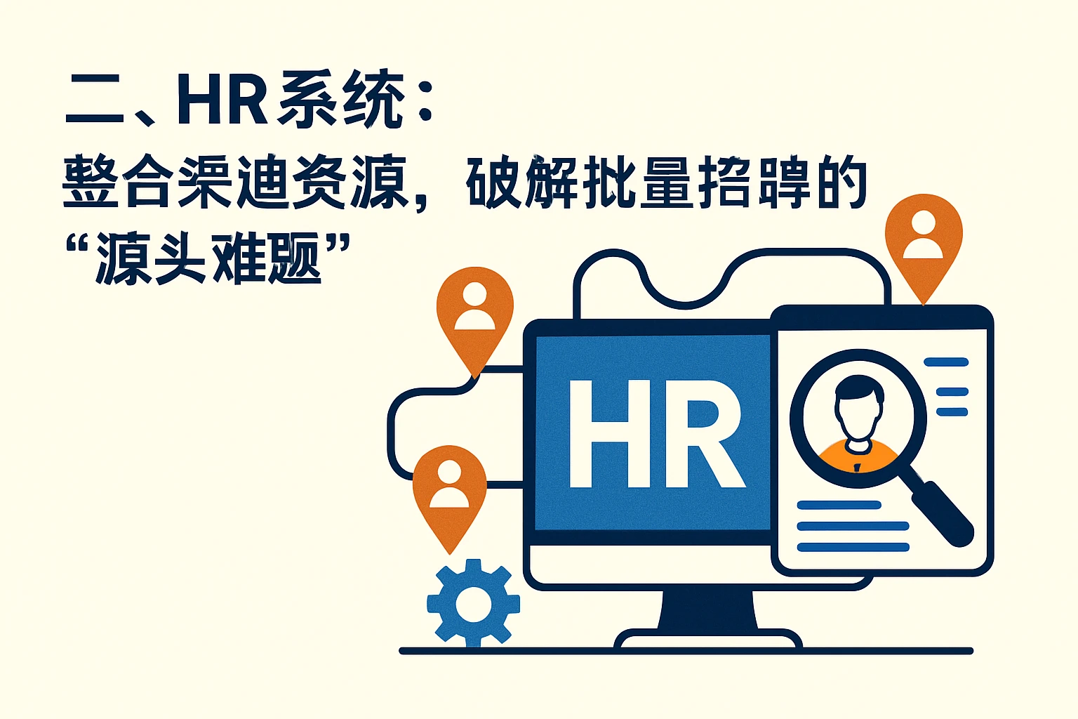 二、HR系统：整合渠道资源，破解批量招聘的“源头难题”