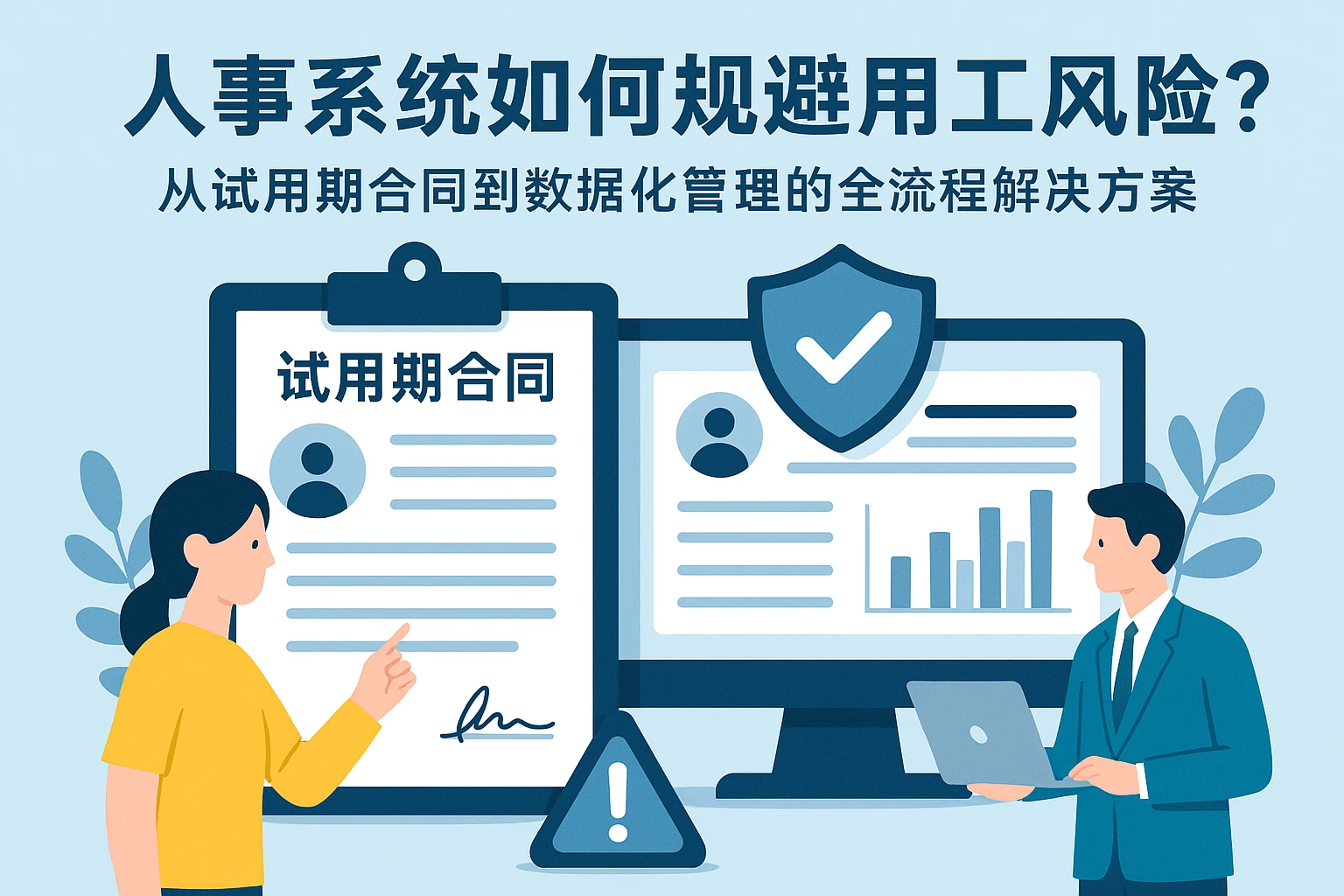 人事系统如何规避用工风险？从试用期合同到数据化管理的全流程解决方案