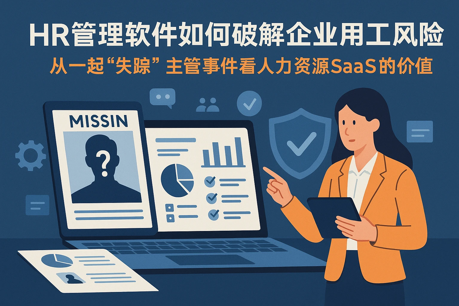 HR管理软件如何破解企业用工风险？从一起“失踪”主管事件看人力资源SaaS的价值