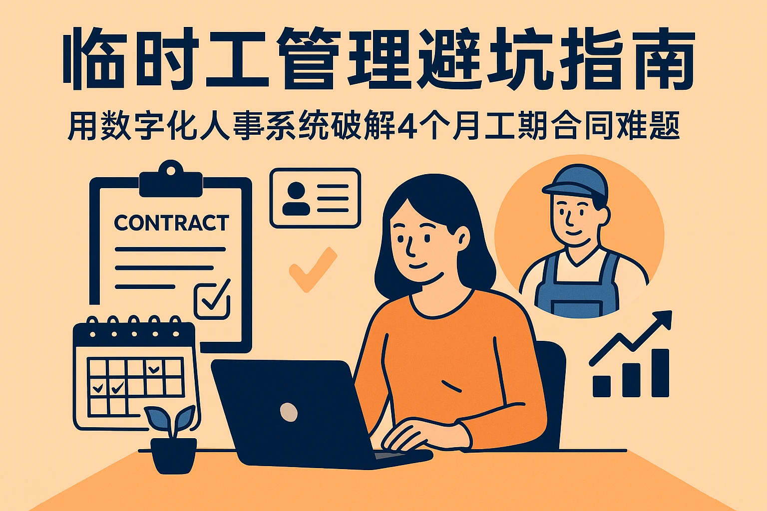 临时工管理避坑指南：用数字化人事系统破解4个月工期合同难题