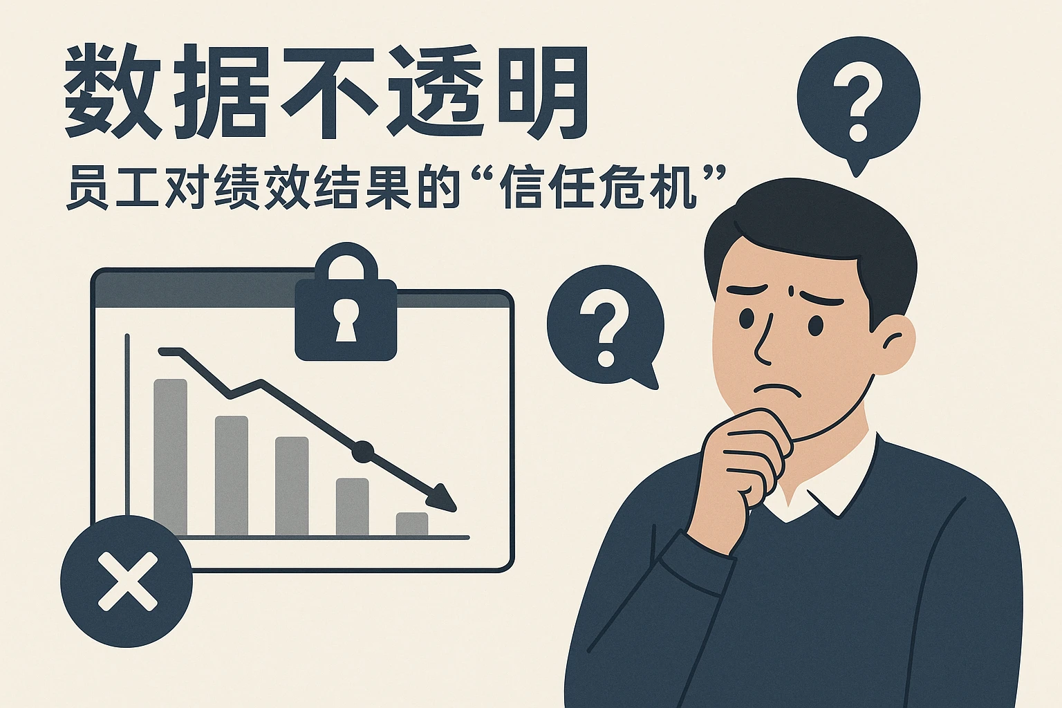 2. 数据不透明：员工对绩效结果的“信任危机”