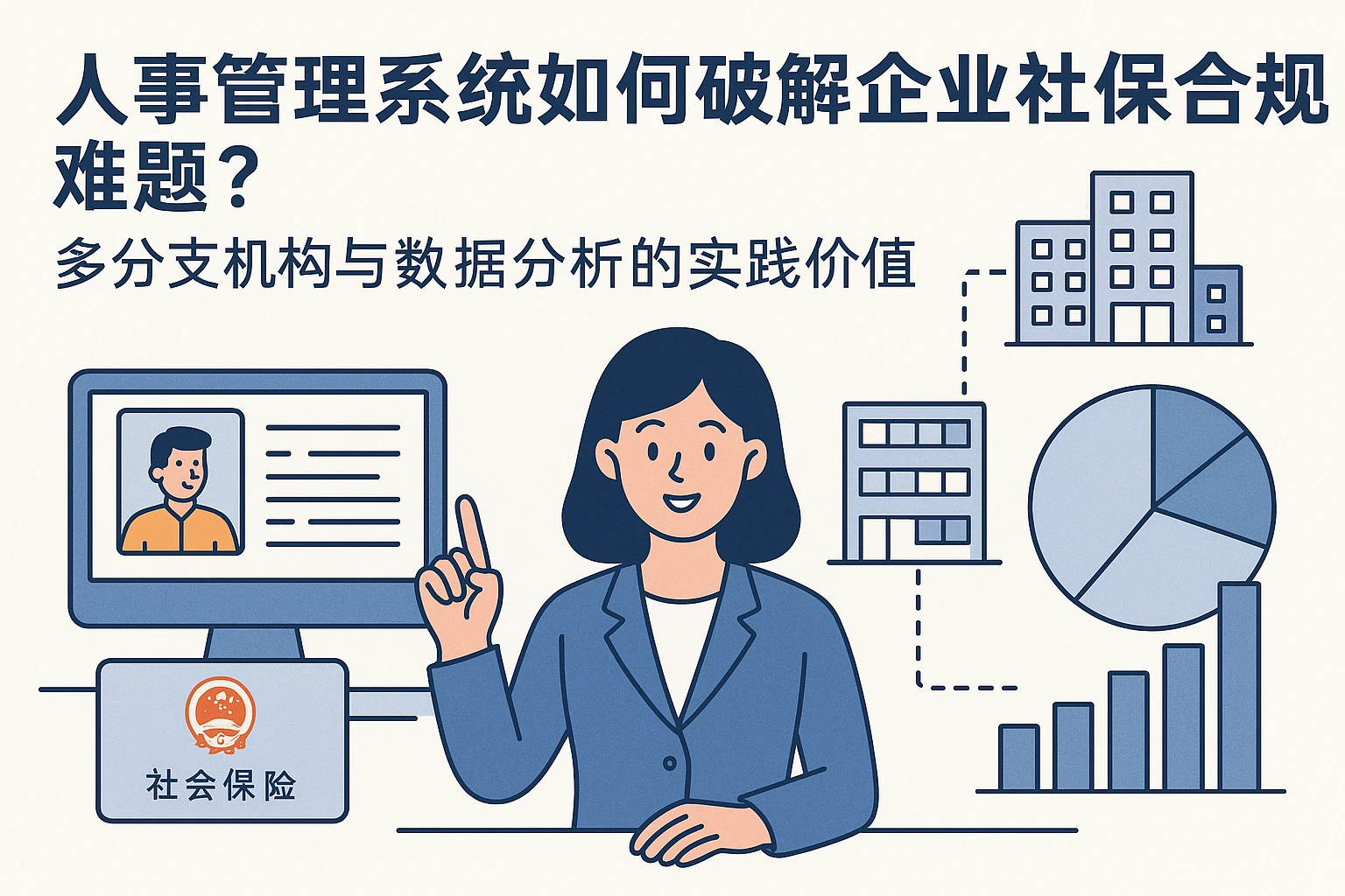 人事管理系统如何破解企业社保合规难题？多分支机构与数据分析的实践价值