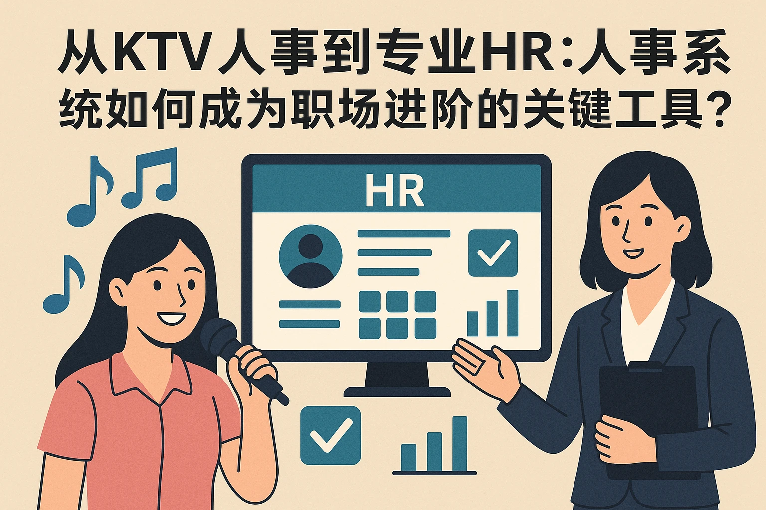 从KTV人事到专业HR：人事系统如何成为职场进阶的关键工具？