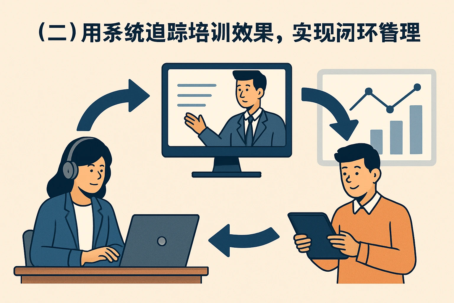（二）用系统追踪培训效果，实现闭环管理