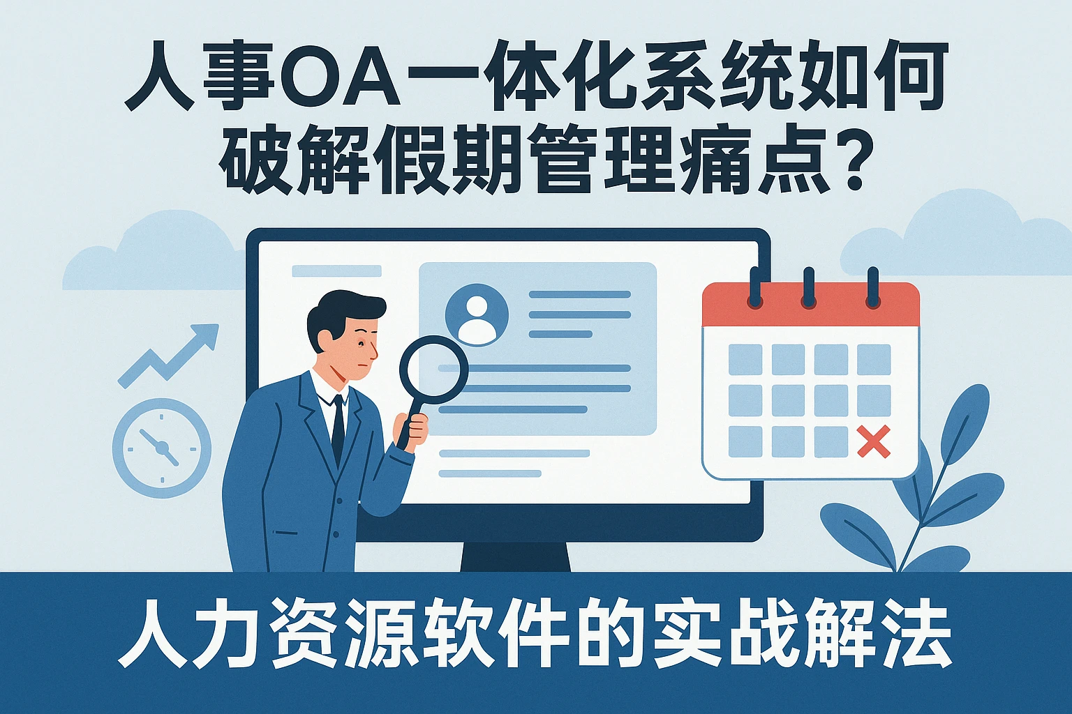 人事OA一体化系统如何破解假期管理痛点？人力资源软件的实战解法