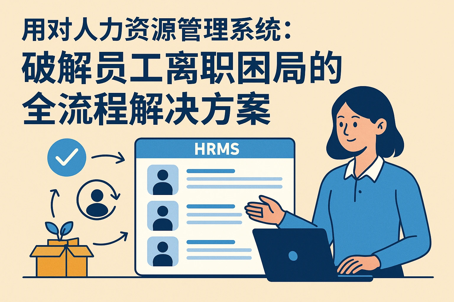 用对人力资源管理系统：破解员工离职困局的全流程解决方案