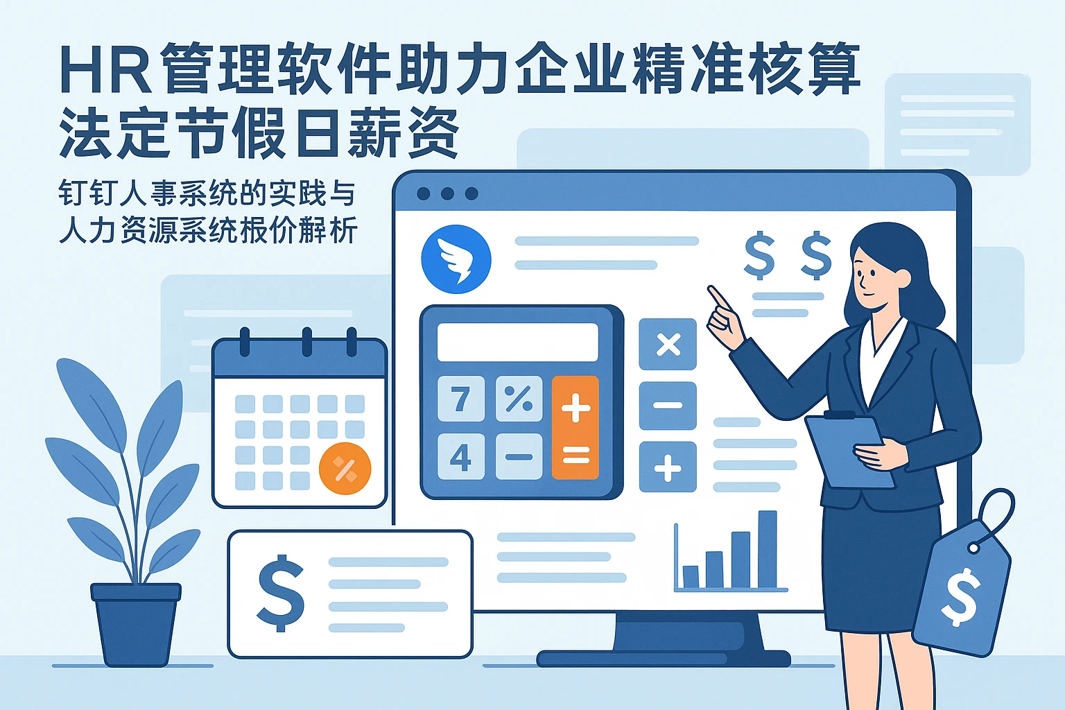 HR管理软件助力企业精准核算法定节假日薪资——钉钉人事系统的实践与人力资源系统报价解析