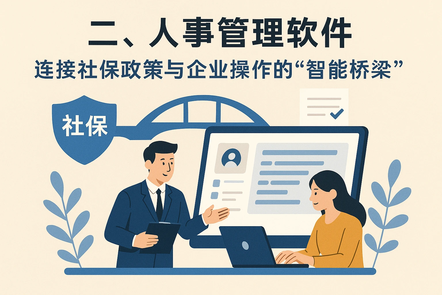 二、人事管理软件：连接社保政策与企业操作的“智能桥梁”