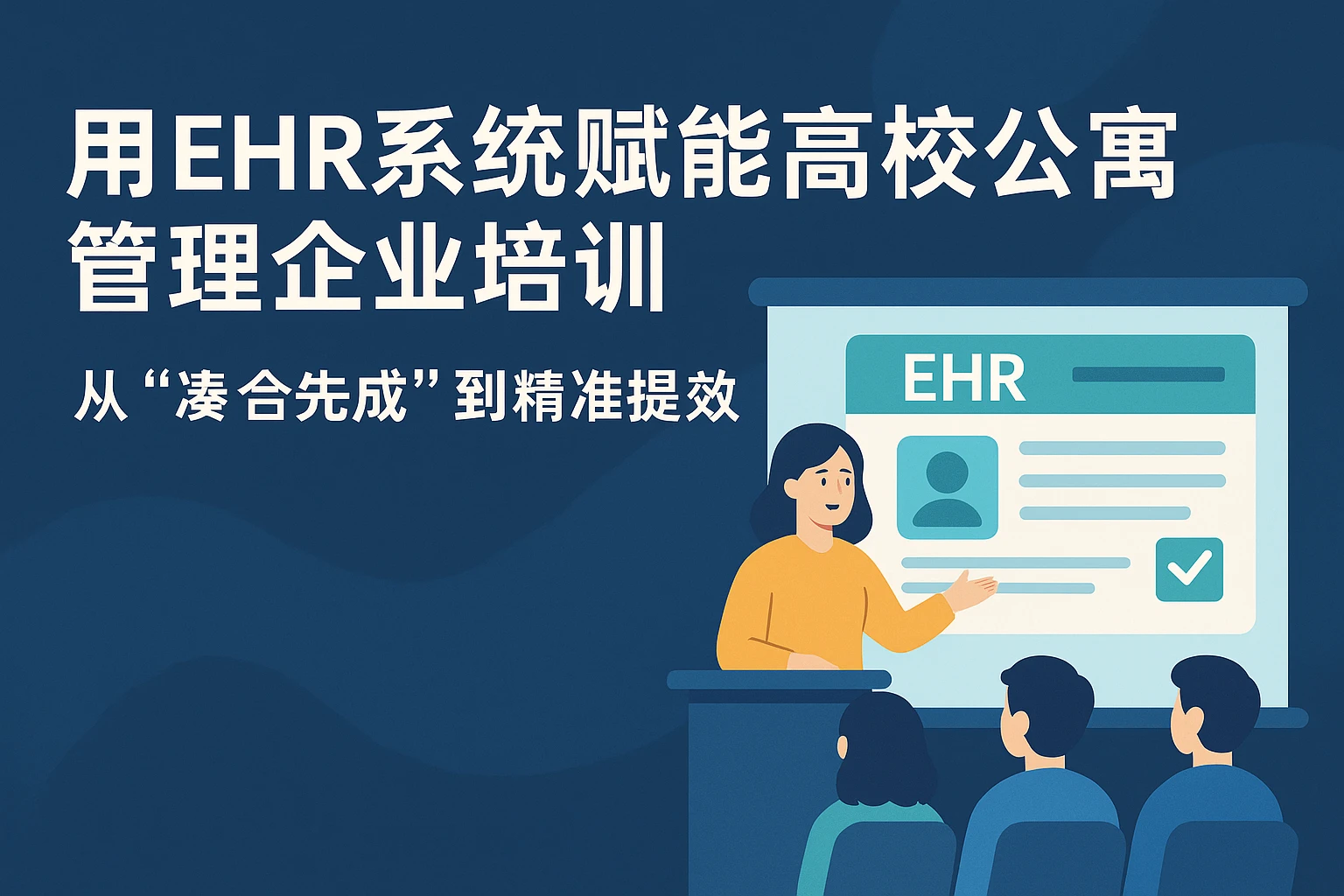 用EHR系统赋能高校公寓管理企业培训：从“凑合完成”到“精准提效”的转型之路