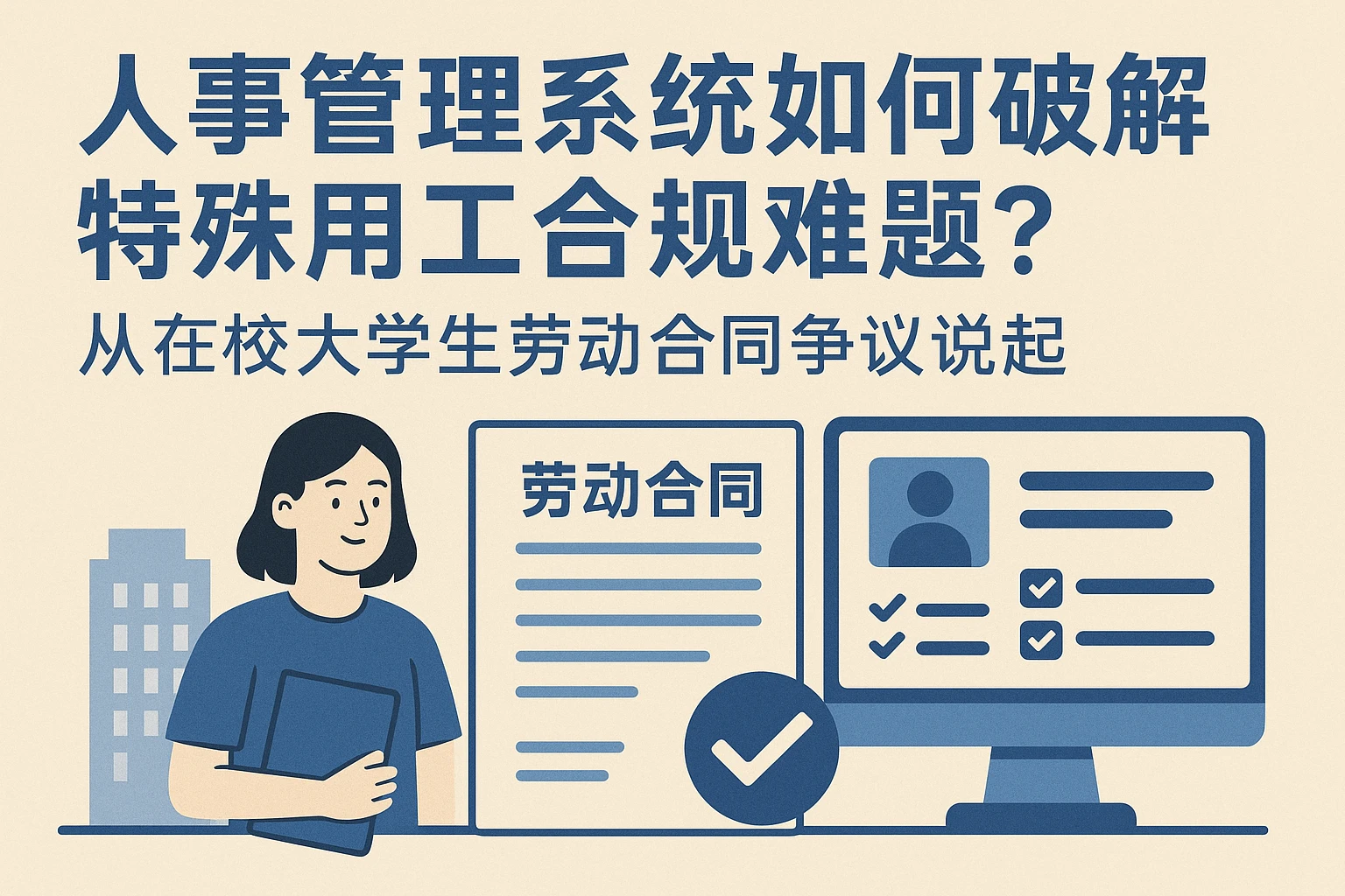 人事管理系统如何破解特殊用工合规难题？从在校大学生劳动合同争议说起