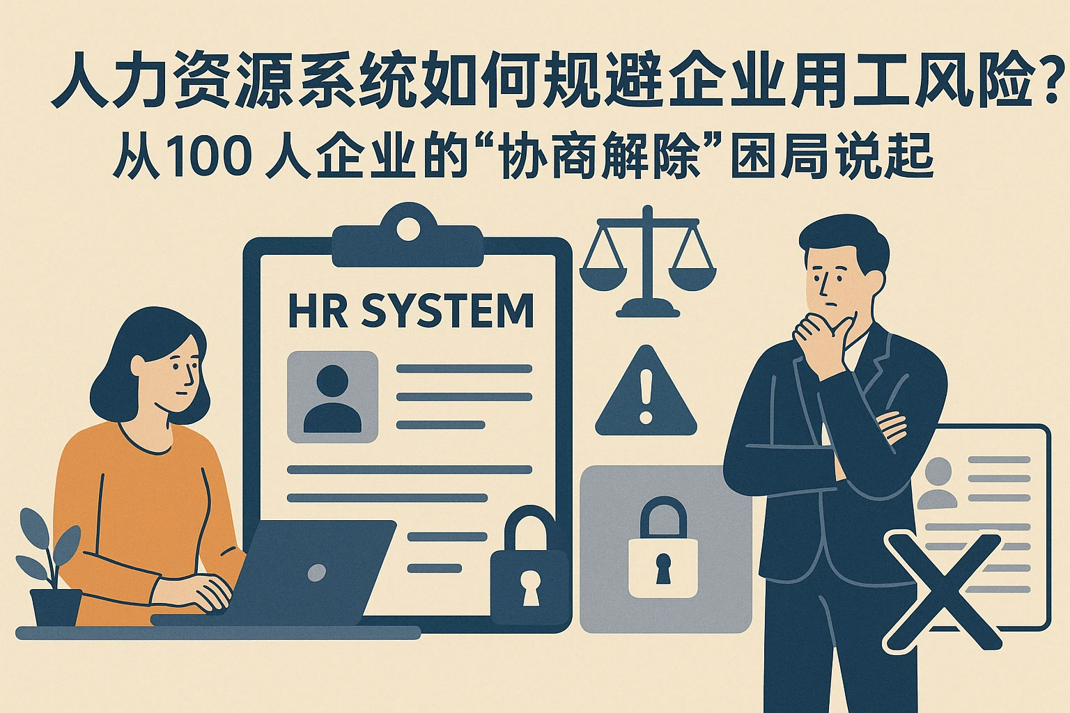 人力资源系统如何规避企业用工风险？从100人企业的“协商解除”困局说起