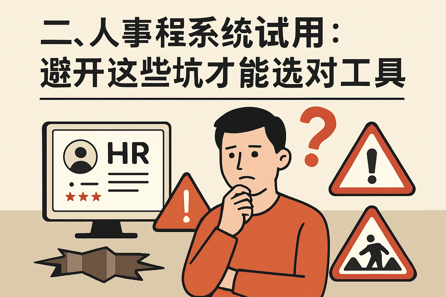 二、人事系统试用：避开这些坑才能选对工具