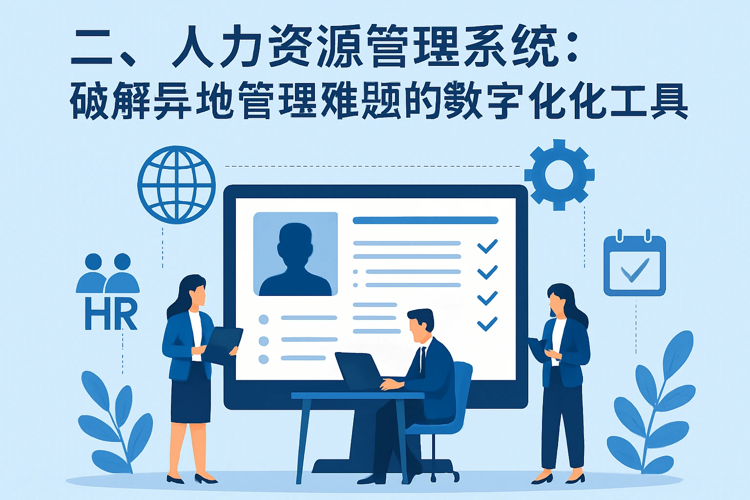 二、人力资源管理系统：破解异地管理难题的数字化工具