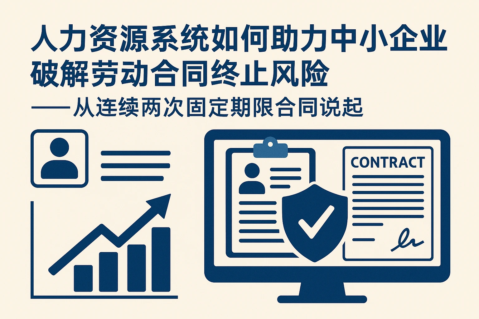 人力资源系统如何助力中小企业破解劳动合同终止风险——从连续两次固定期限合同说起