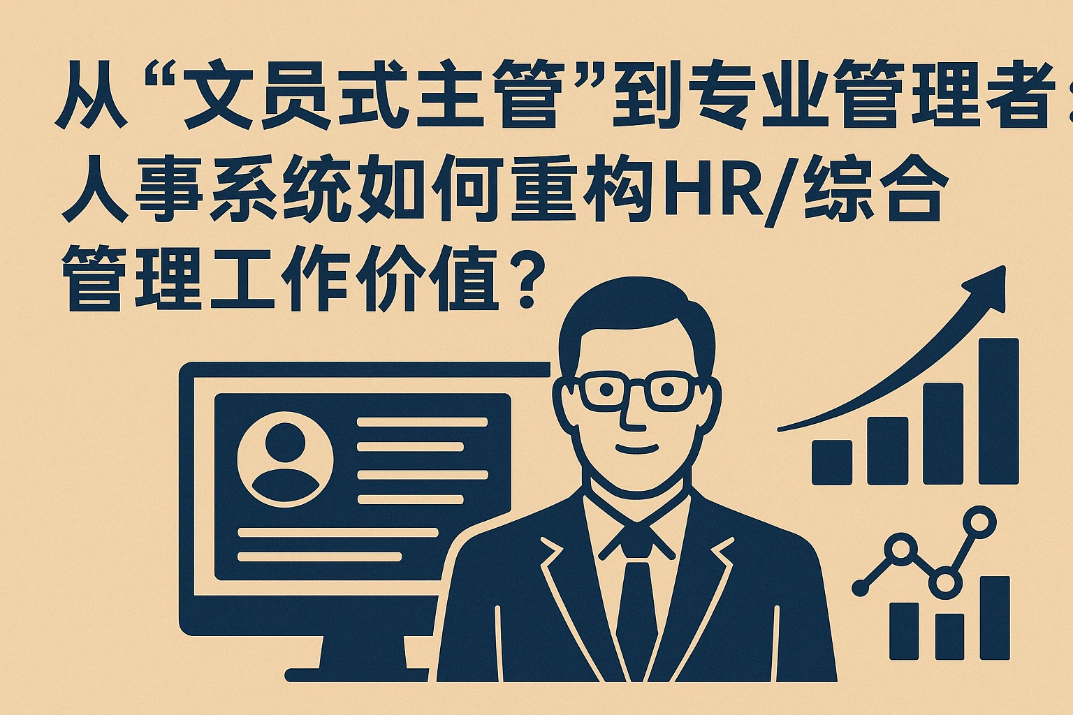 从“文员式主管”到专业管理者：人事系统如何重构HR/综合管理工作价值？