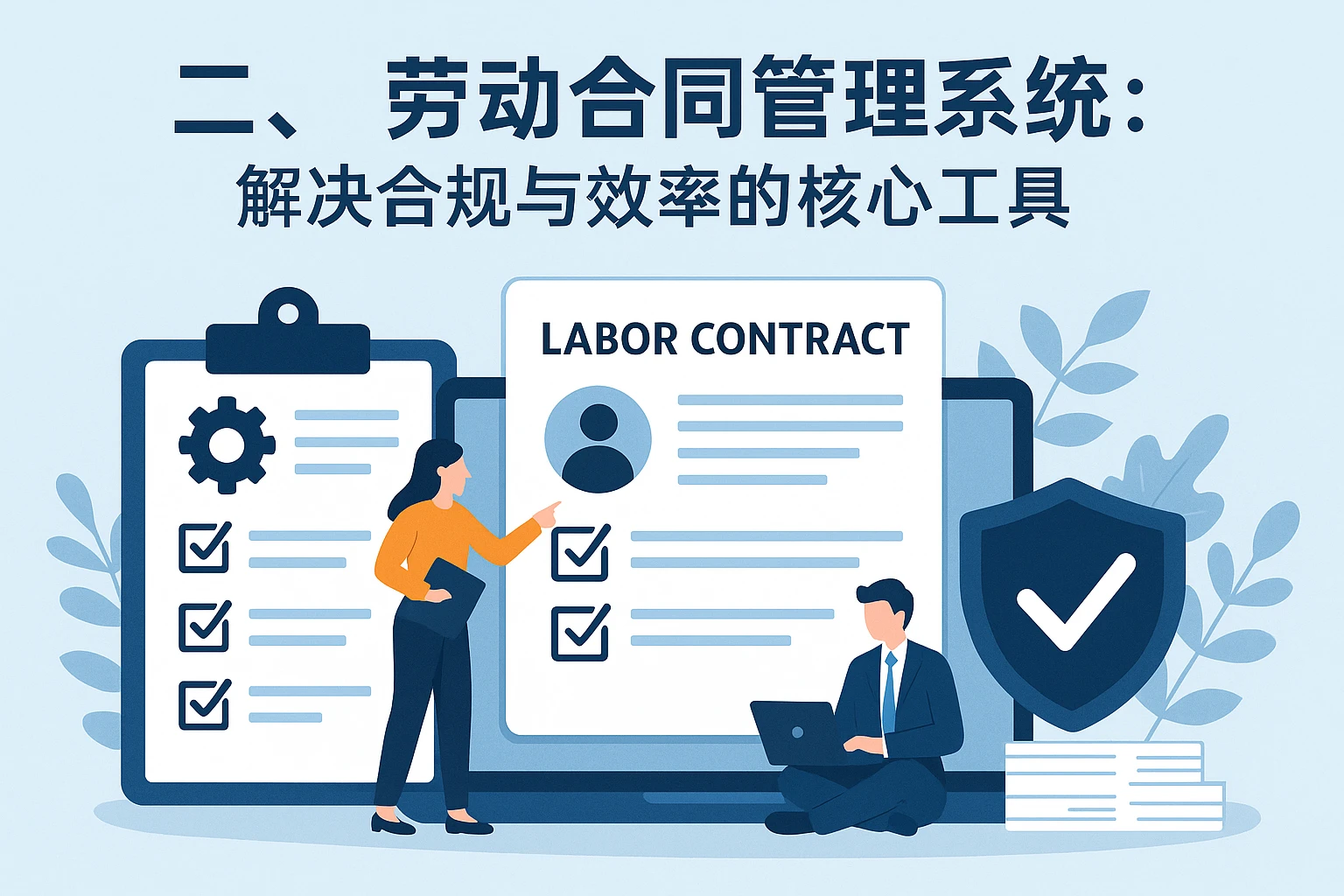 二、劳动合同管理系统：解决合规与效率的核心工具
