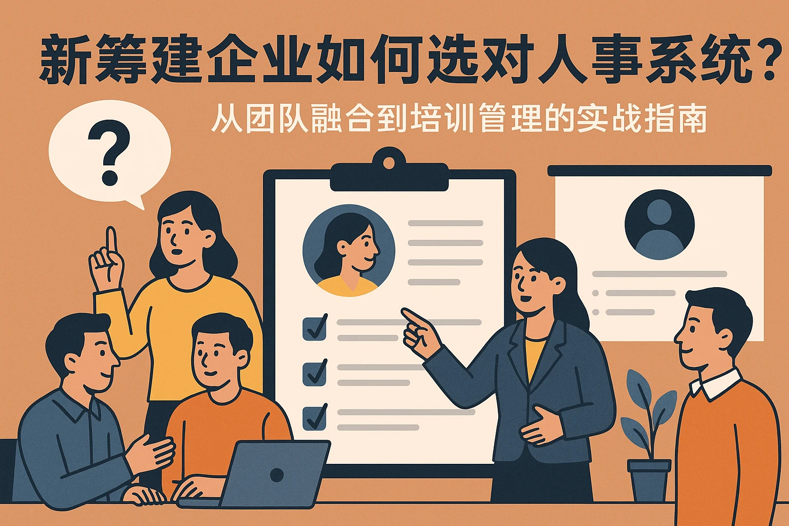 新筹建企业如何选对人事系统？从团队融合到培训管理的实战指南