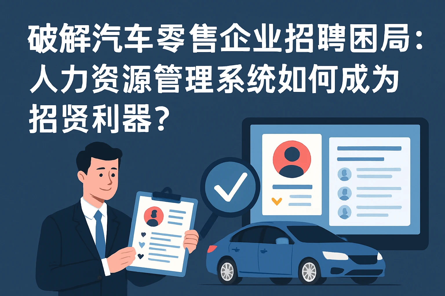破解汽车零售企业招聘困局：人力资源管理系统如何成为招贤利器？