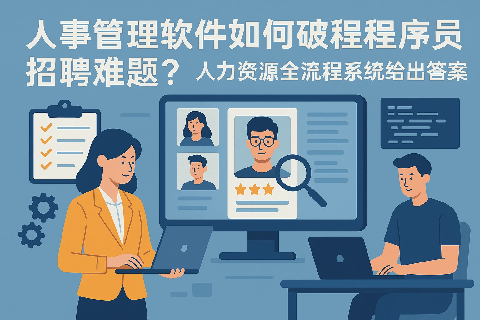 人事管理软件如何破解程序员招聘难题？人力资源全流程系统给出答案