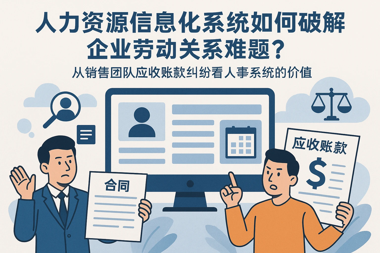 人力资源信息化系统如何破解企业劳动关系难题？从销售团队应收账款纠纷看人事系统的价值