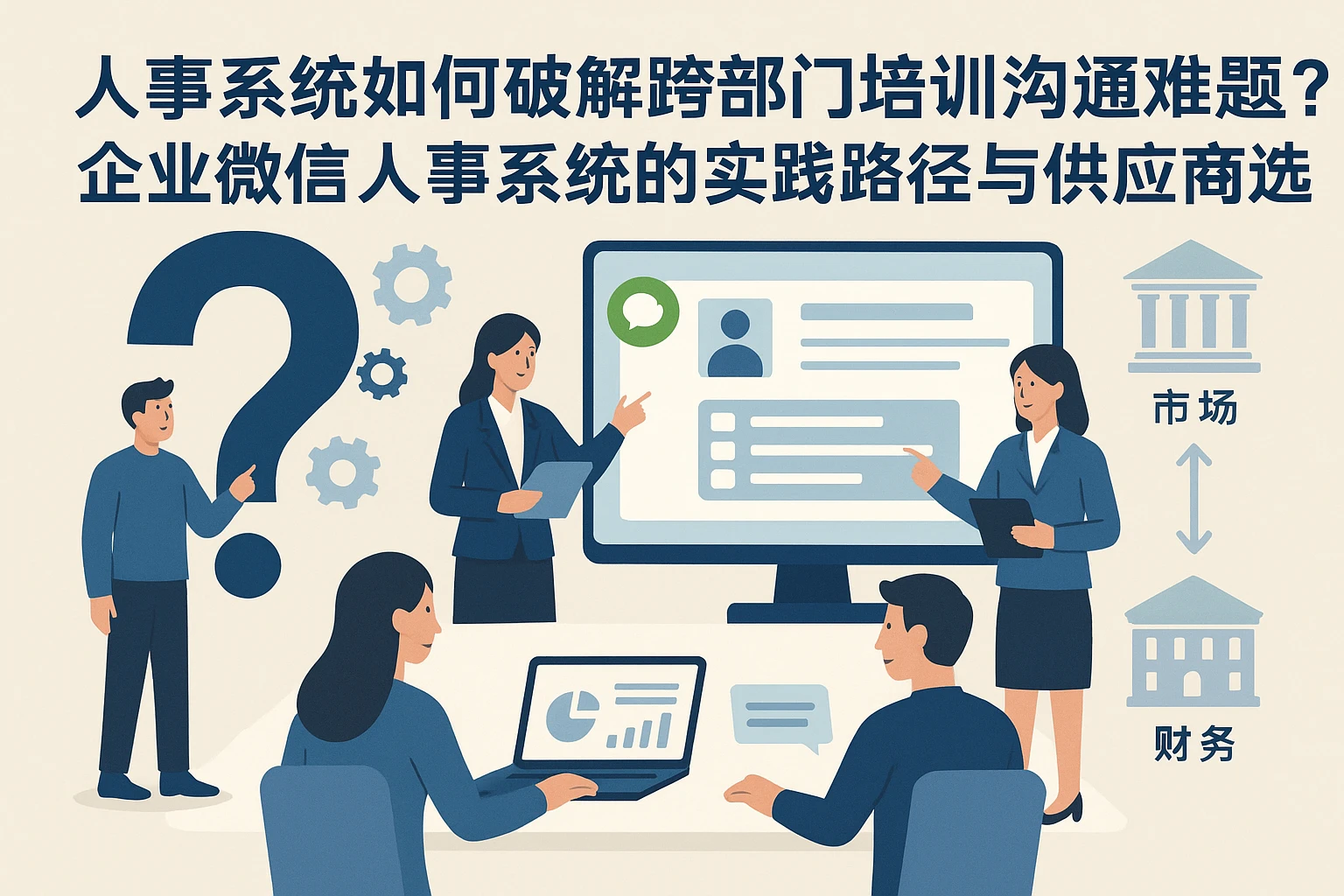人事系统如何破解跨部门培训沟通难题？企业微信人事系统的实践路径与供应商选择