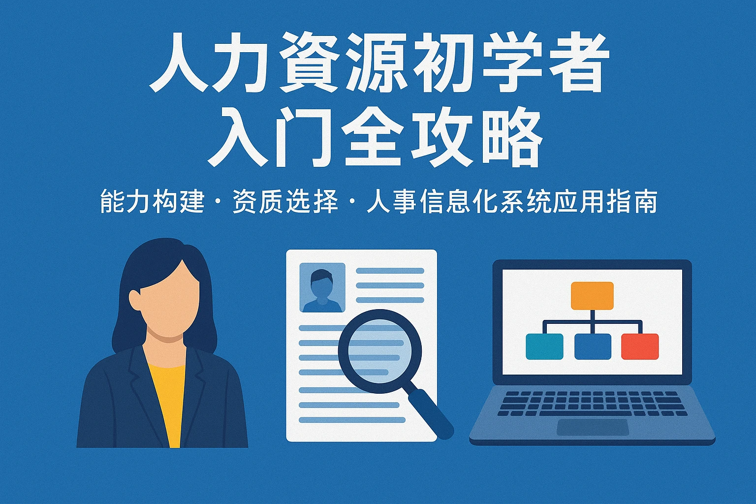 人力资源初学者入门全攻略：能力构建、资质选择与人事信息化系统应用指南