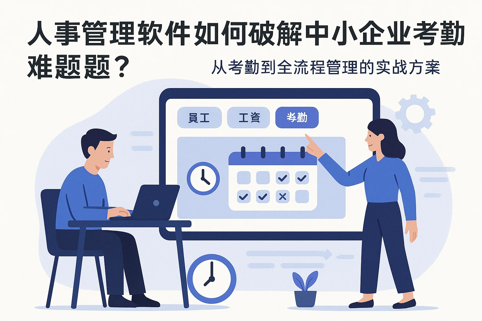 人事管理软件如何破解中小企业考勤难题？从考勤到全流程管理的实战方案