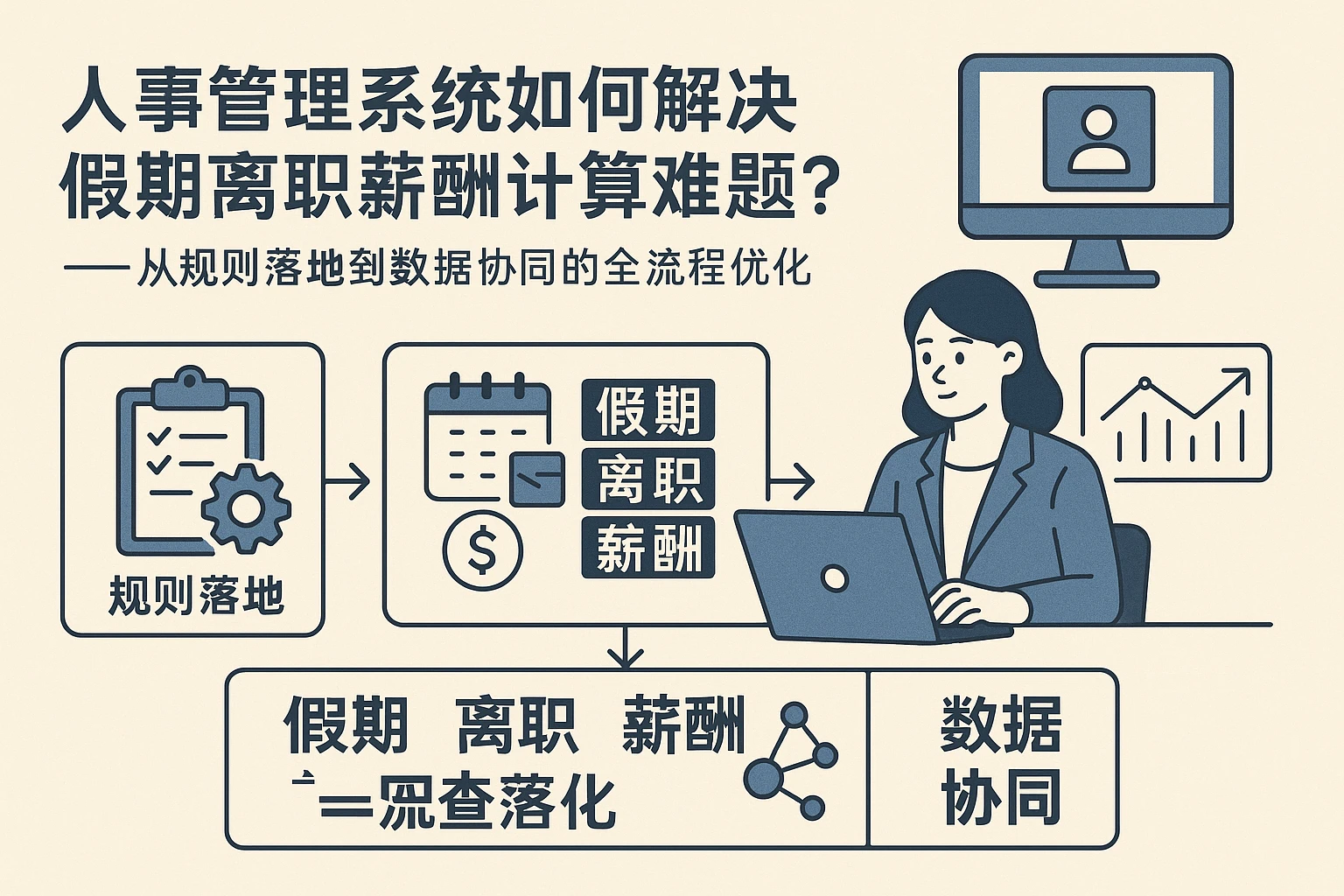 人事管理系统如何解决假期离职薪酬计算难题？——从规则落地到数据协同的全流程优化