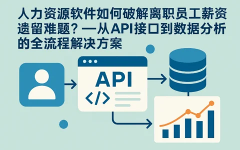 人力资源软件如何破解离职员工薪资遗留难题？——从API接口到数据分析的全流程解决方案
