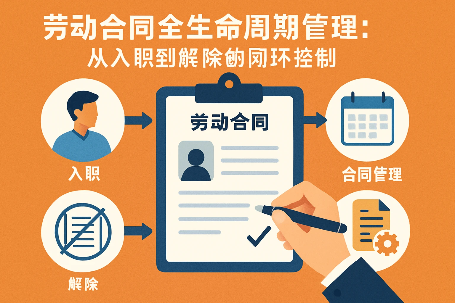 1. 劳动合同全生命周期管理：从入职到解除的闭环控制