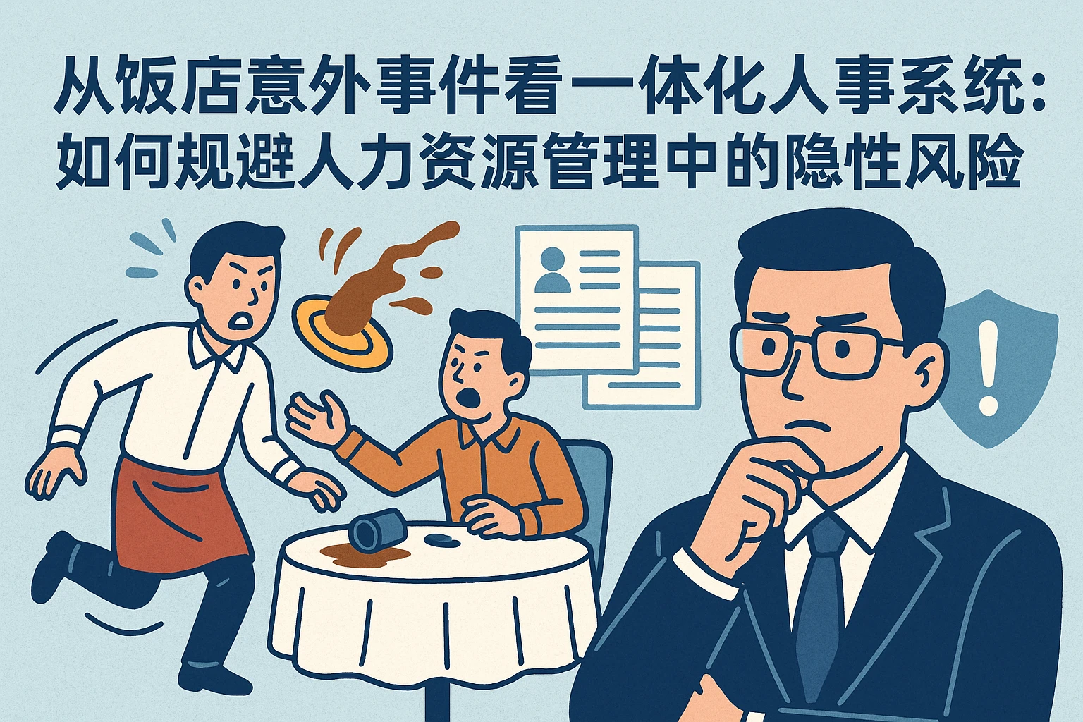 从饭店意外事件看一体化人事系统：如何规避人力资源管理中的隐性风险