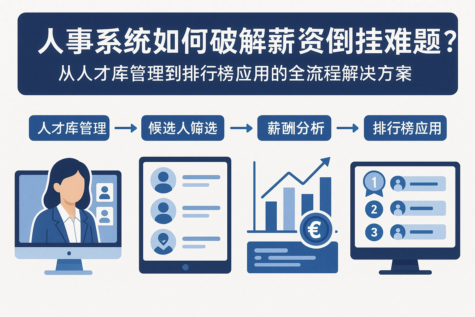 人事系统如何破解薪资倒挂难题？从人才库管理到排行榜应用的全流程解决方案