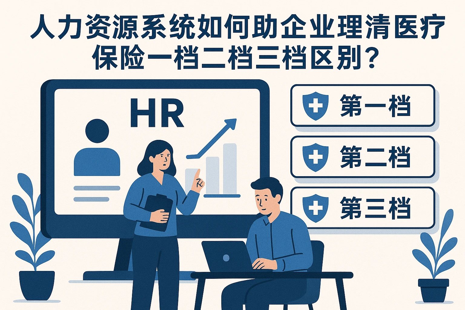 人力资源系统如何助力企业理清医疗保险一档二档三档区别？