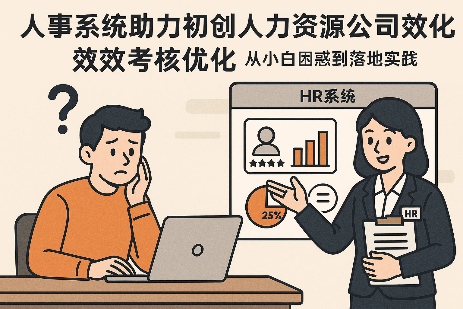 人事系统助力初创人力资源公司绩效考核优化：从小白困惑到落地实践