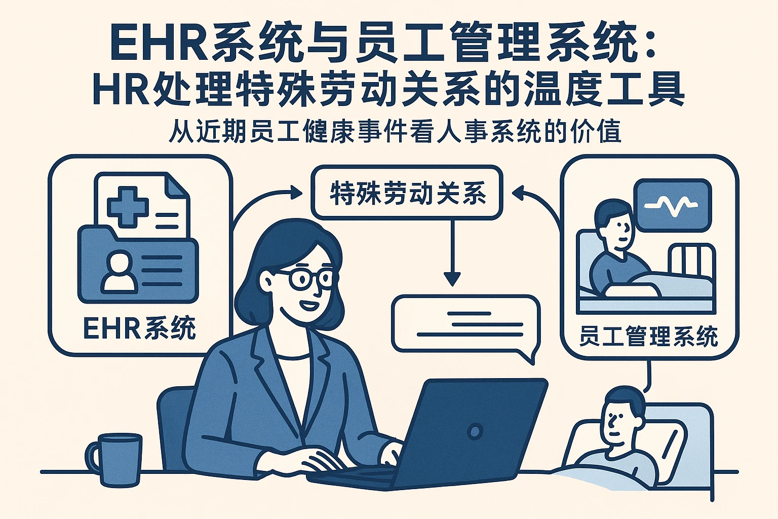 EHR系统与员工管理系统：HR处理特殊劳动关系的温度工具——从近期员工健康事件看人事系统的价值