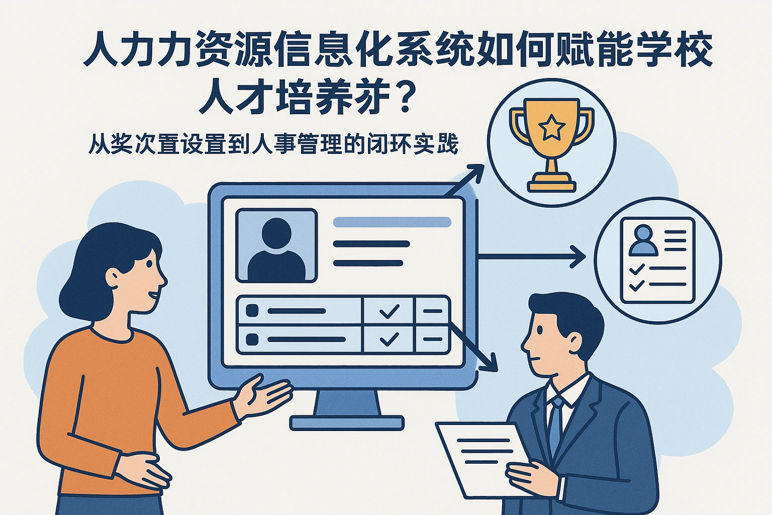 人力资源信息化系统如何赋能学校人才培养？从奖项设置到人事管理的闭环实践