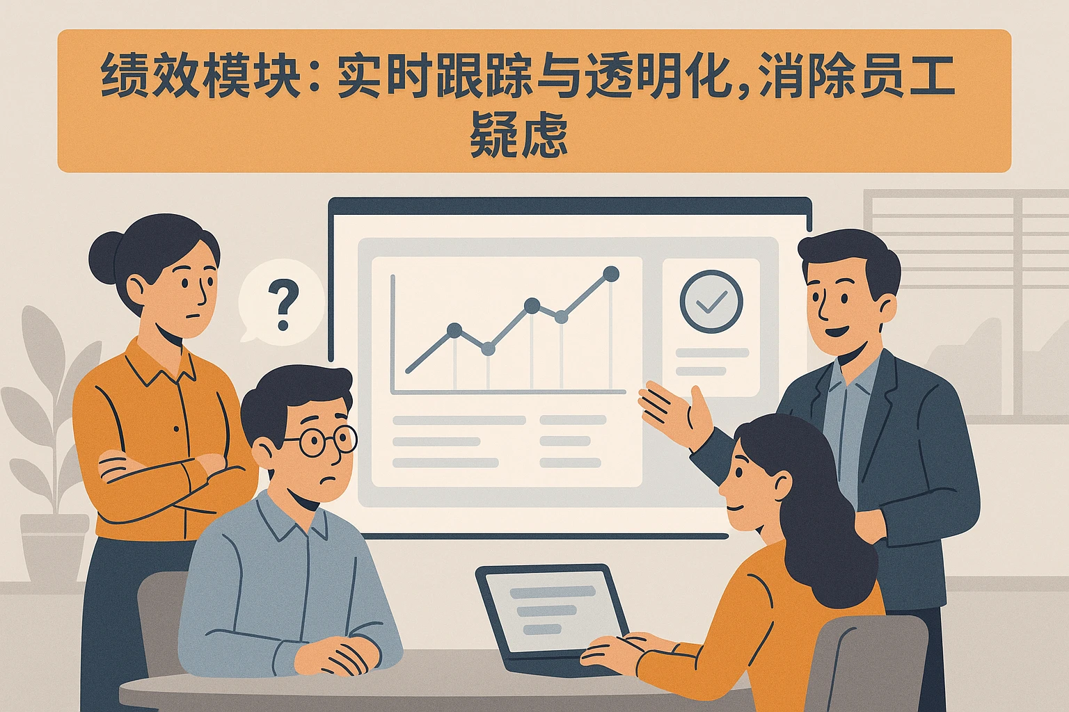2. 绩效模块：实时跟踪与透明化，消除员工疑虑