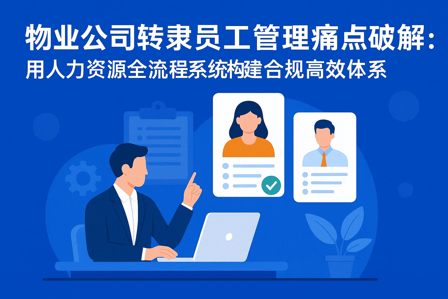 物业公司转隶员工管理痛点破解：用人力资源全流程系统构建合规高效体系