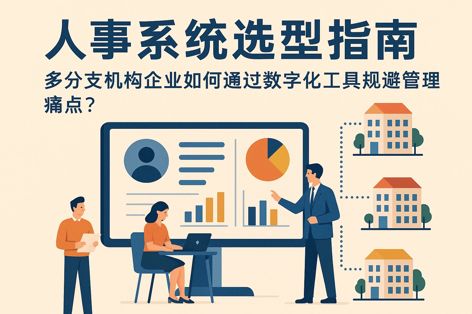 人事系统选型指南：多分支机构企业如何通过数字化工具规避管理痛点？
