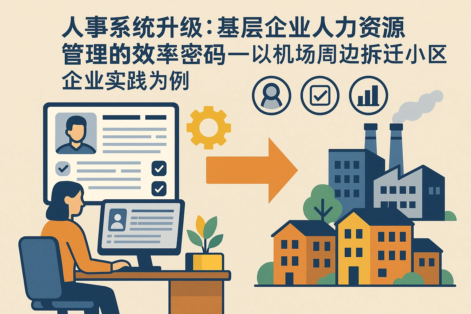 人事系统升级：基层企业人力资源管理的效率密码——以机场周边拆迁小区企业实践为例