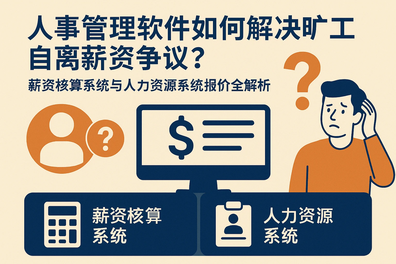 人事管理软件如何解决旷工自离薪资争议？薪资核算系统与人力资源系统报价全解析