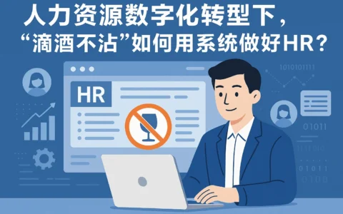 人力资源数字化转型下，“滴酒不沾”如何用系统做好HR？