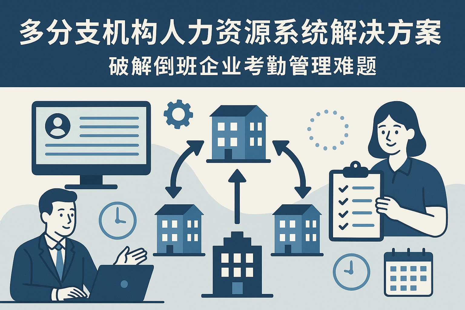 多分支机构人力资源系统解决方案：破解倒班企业考勤管理难题