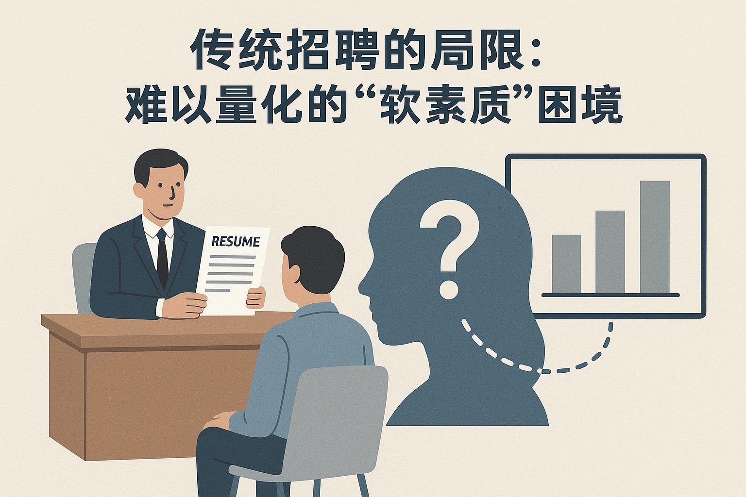 2. 传统招聘的局限：难以量化的“软素质”困境