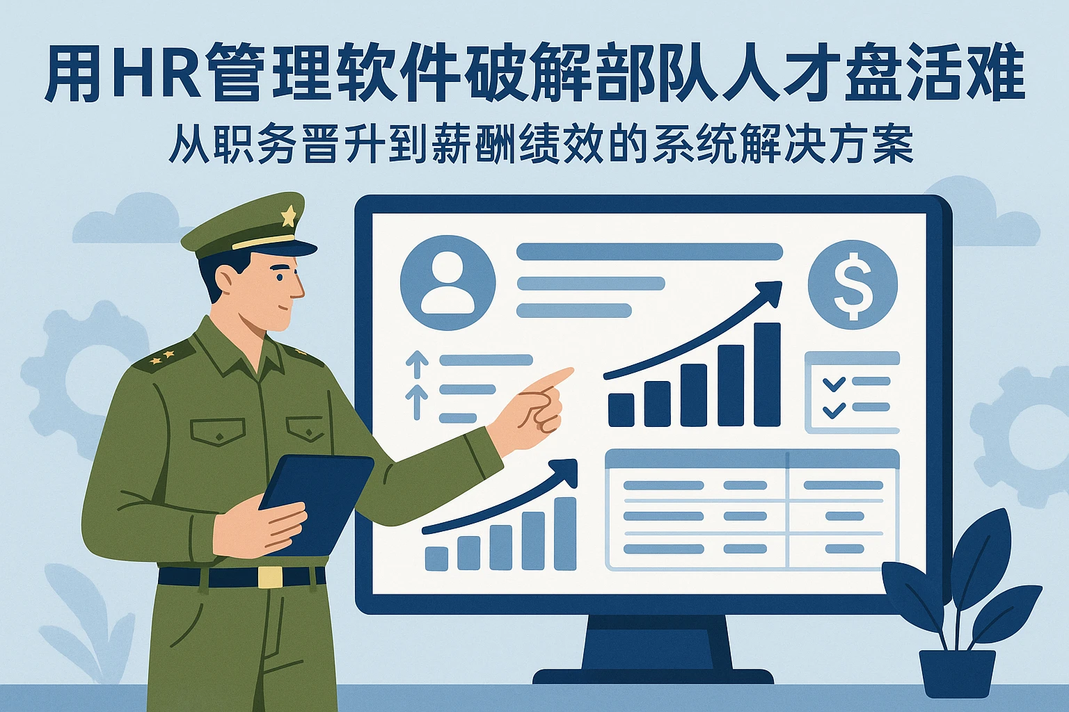 用HR管理软件破解部队人才盘活难题：从职务晋升到薪酬绩效的系统解决方案