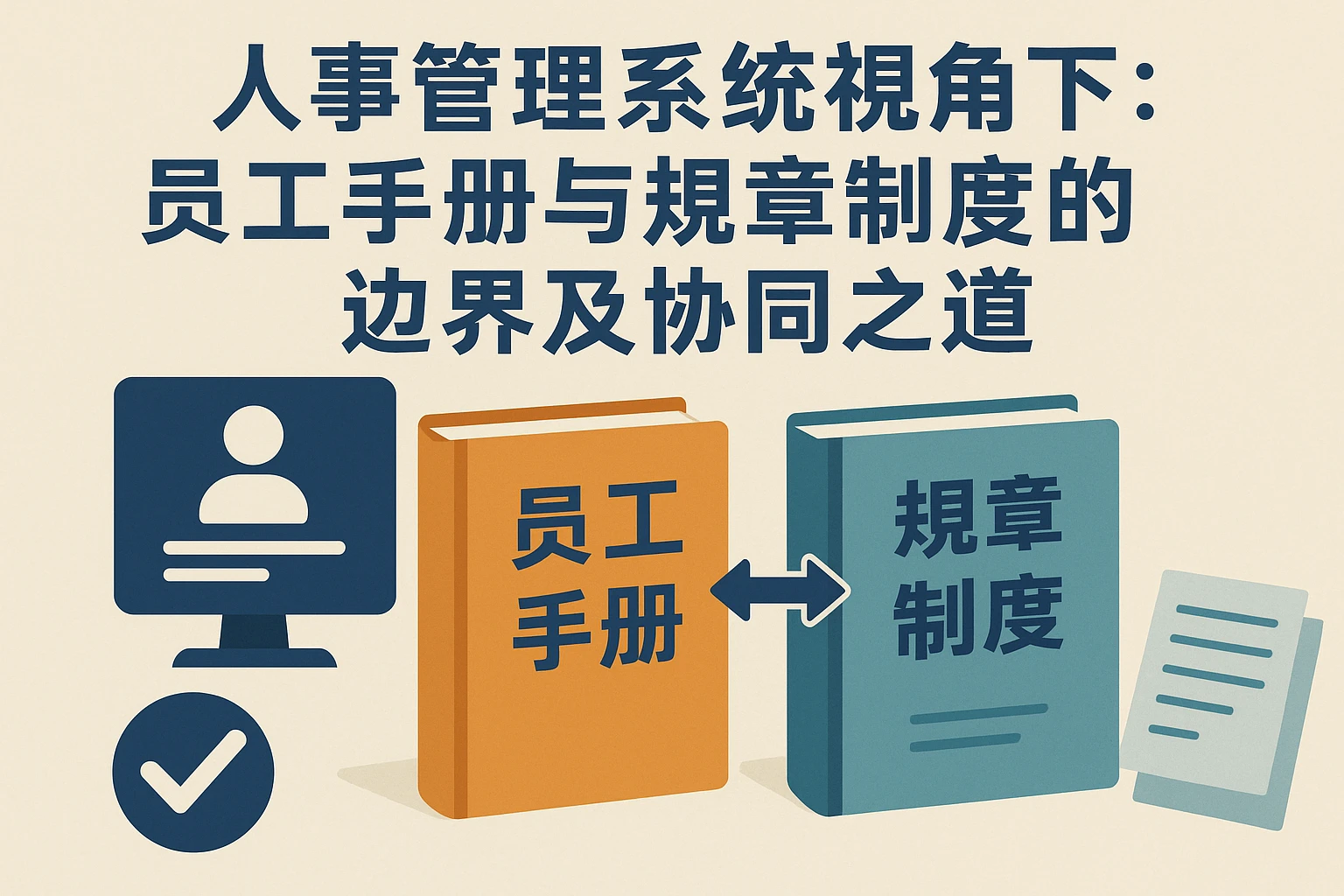 人事管理系统视角下：员工手册与规章制度的边界及协同之道