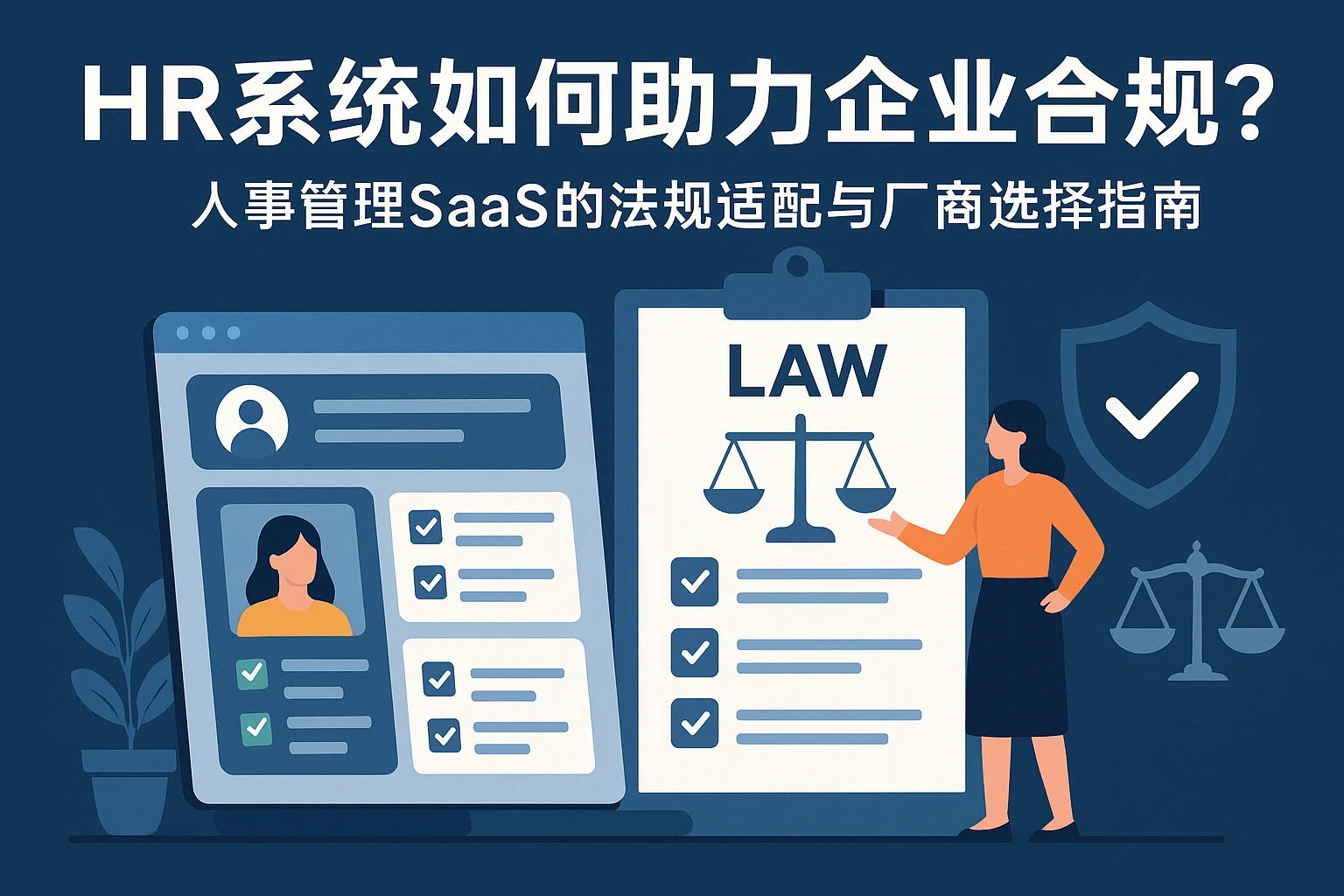 HR系统如何助力企业合规？人事管理SaaS的法规适配与厂商选择指南