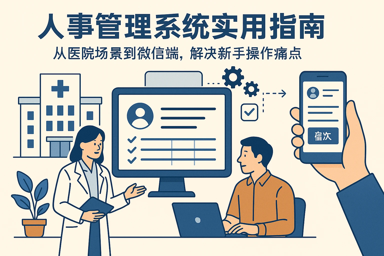 人事管理系统实用指南：从医院场景到微信端，解决新手操作痛点