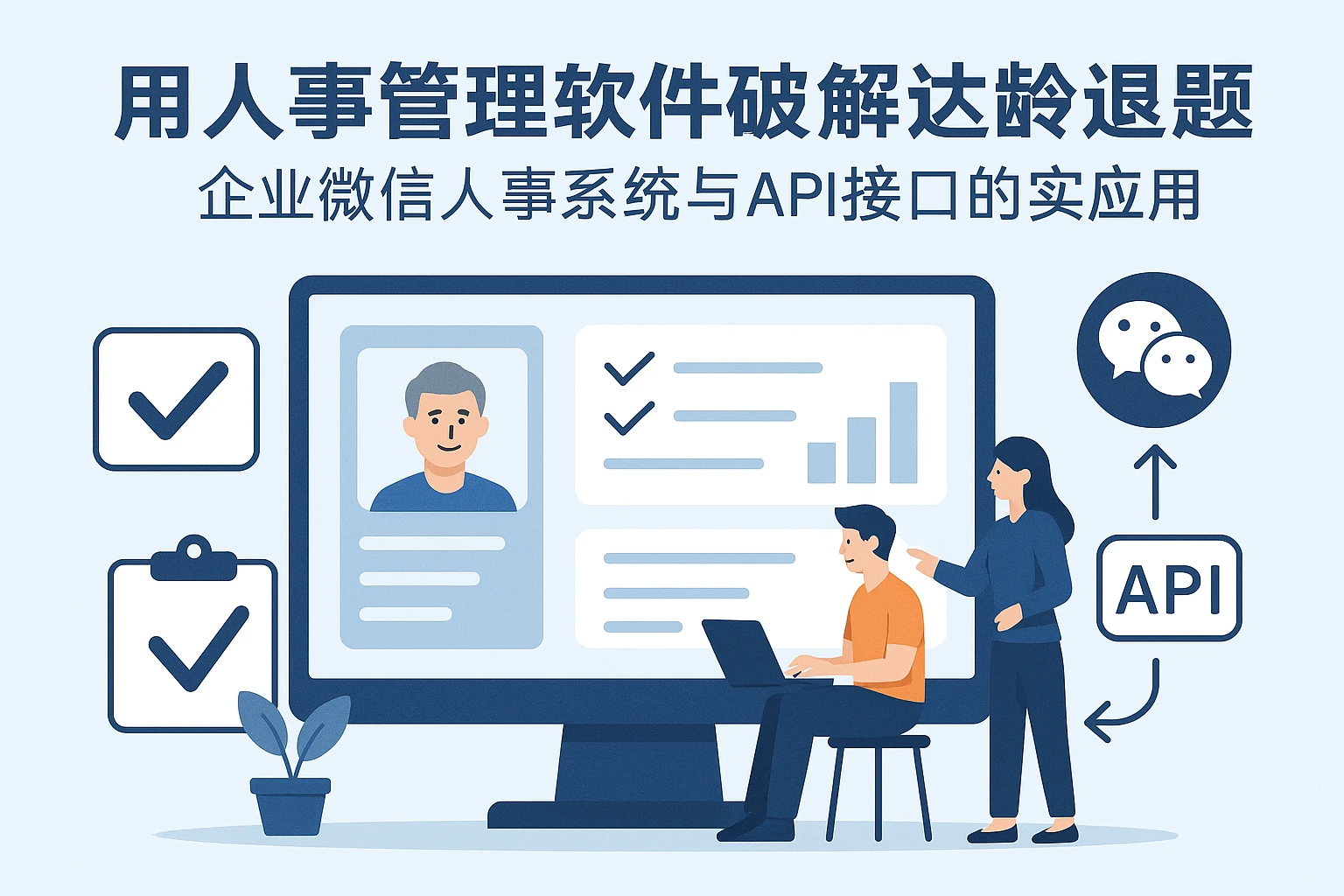 用人事管理软件破解达龄人员清退难题：企业微信人事系统与API接口的实战应用